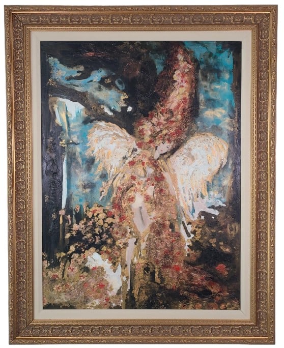 Florence Comas Original Oil on Canvas Painting (1 of 10)