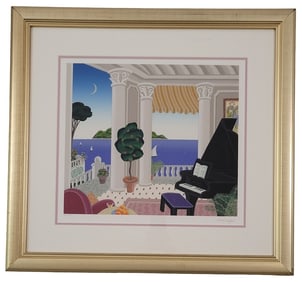 Signed Thomas McKnight Mediterranean Paradise