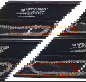 2 Hyderabad, India Mala Necklaces