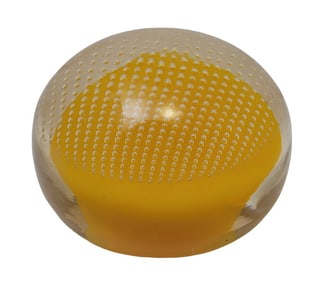 Large 3.5" Hand Blown Art Glass Paperweight