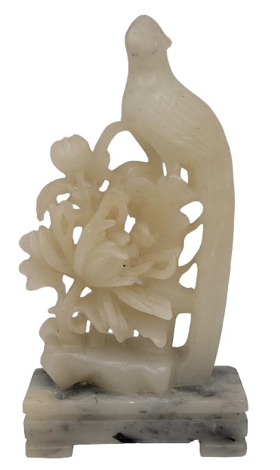 5.5" Chinese Carved Soapstone Figure: Please see photos for measurement and further details.