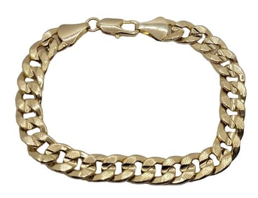 10k Yellow Gold Men's Bracelet