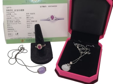 Sterling & Stone Jewelry incl. Purple & White Jade