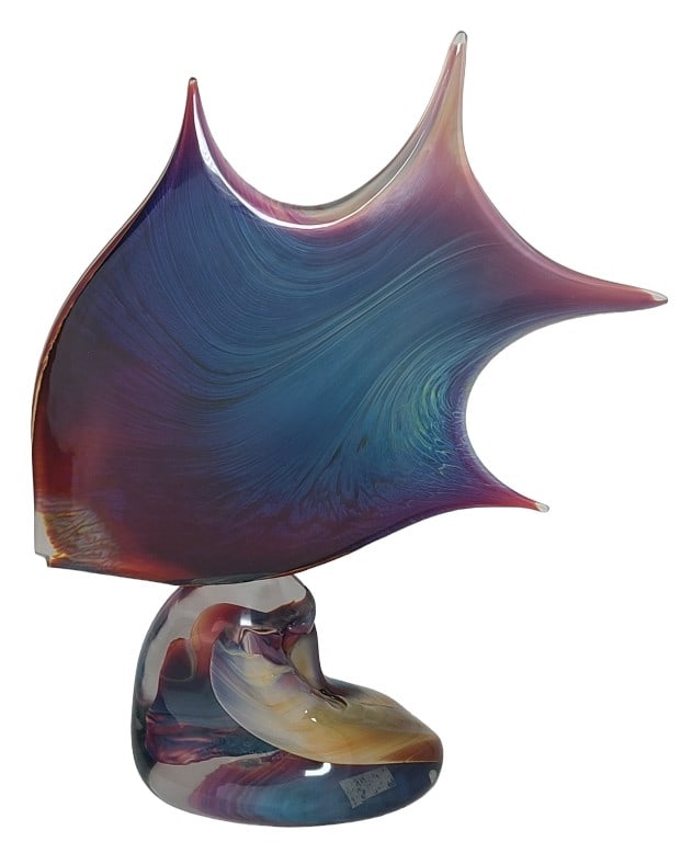 Dino Rosin Murano Venetian Glass Pesce Sculpture (1 of 8)