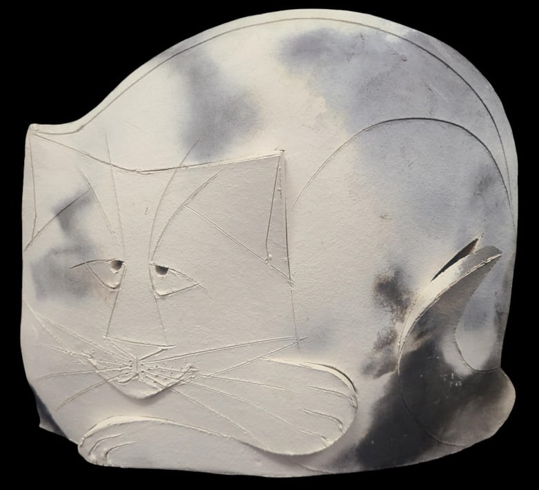 1980's Mary Dewey Gates Dewey Studios Signed Cat (1 of 8)