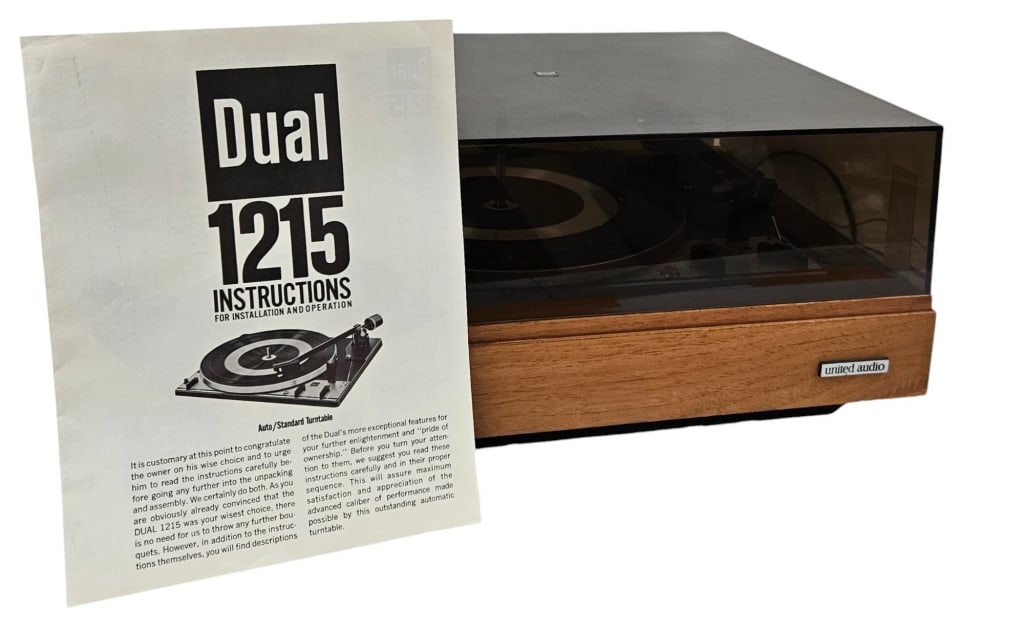 Vintage United Audio Dual 1215 Turntable (1 of 6)
