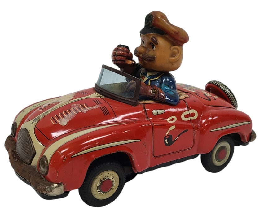 Vtg Marusan Smokey Joe Battery Operated Toy