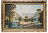 George Deaca Oil on Canvas Landscape Painting