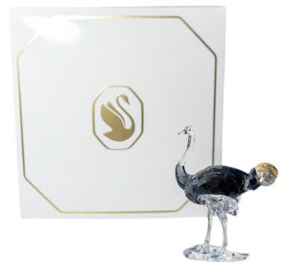 Swarovski Elegance of Africa SCS Ostrich Makena: Swarovski Elegance of Africa SCS Ostrich Makena crystal figurine #5636302. Includes original box. Piece is 4 1/8" tall. In excellent condition.