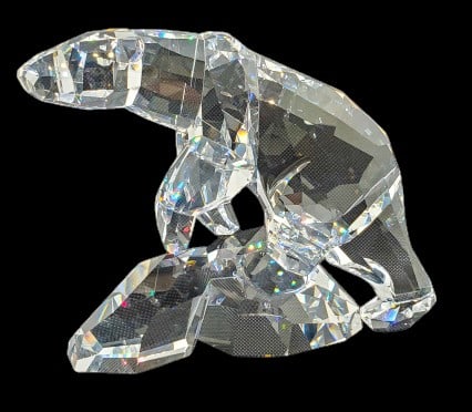 Swarovski SCS Nanuc Polar Bear Sculpture: Swarovski Crystal SCS Nanuc Polar Bear sculpture. No box or CoA. Measures 4 3/4" x 6 1/2" x 2 3/4". In excellent condition.