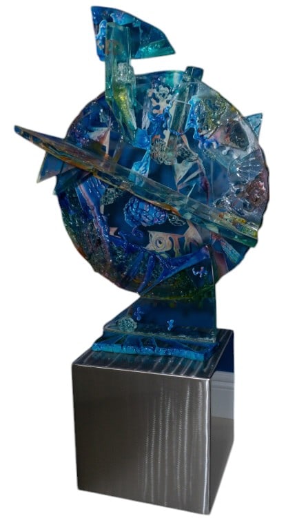 Susan Pelish Hand Blown Art Glass Sculpture (1 of 11)