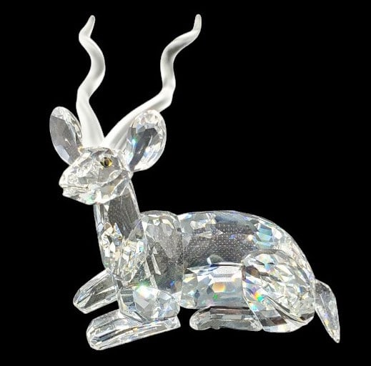 Swarovski 1994 Gazelle Kudu Crystal Figure: Swarovski 1994 Gazelle Kudu Crystal Figure, no box included. In excellent condition.