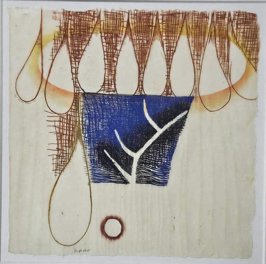 Karen Kunc Drift Melt 2003 Woodcut & Etching 2/10 (1 of 9)