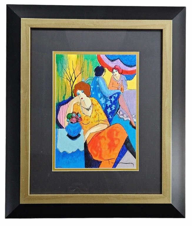 Itzchak Tarkay Quiet Afternoon Serigraph 325/750 (1 of 5)