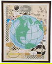 Donald Baechler 2001 Globe Signed Screenprint /60