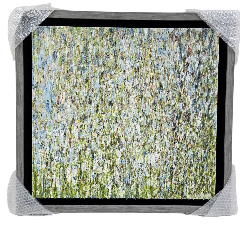 Sylvain Roberge "Nature" Encaustic on Wood New (1 of 9)