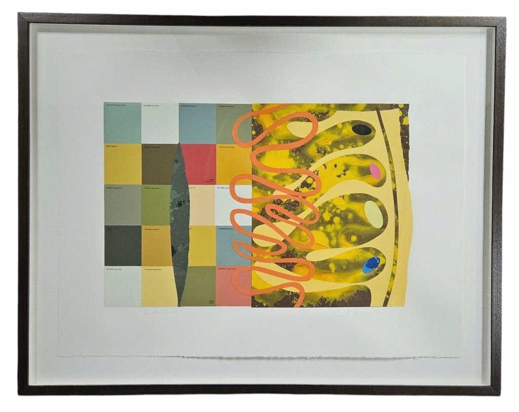 George McKim "Toe the Line #2" Mixed Collage (1 of 8)