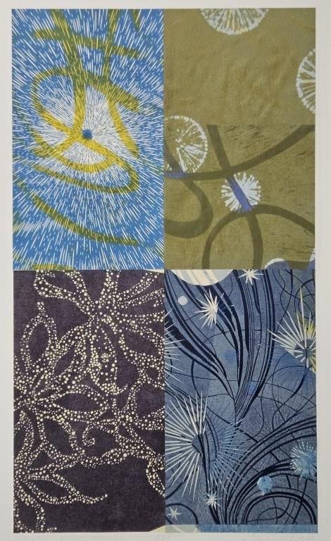 Jansheski Stargazer's Window Series II 23 Woodcut (1 of 9)