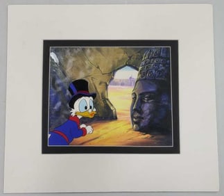 1990 Scrooge McDuck DuckTails Production Cel
