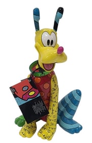 2014 Romero Britto Disney's Pluto 8" Figure w/Tags