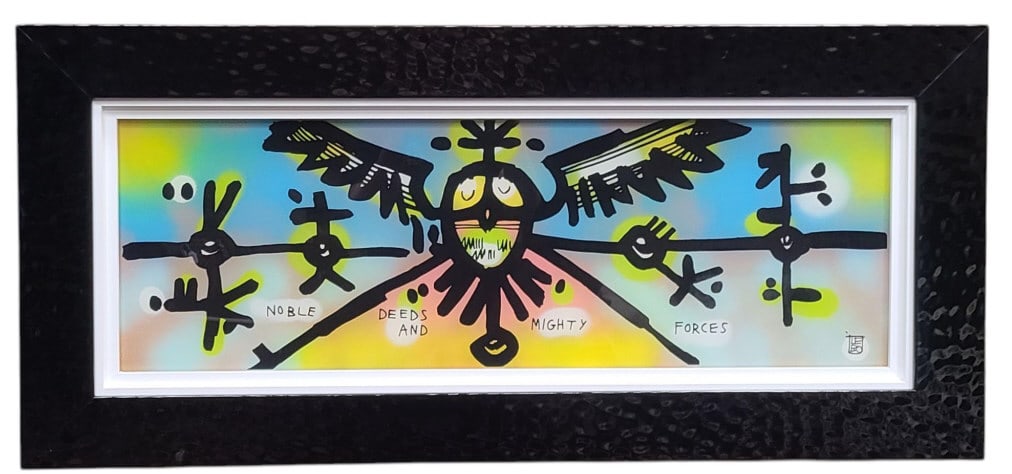 LEBO Noble Deeds & Mighty Forces Acrylic Painting (1 of 9)