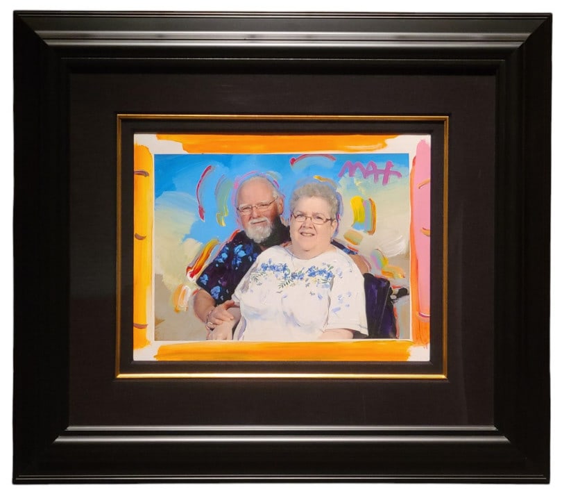 Peter Max Portrait Commission Mixed Media (1 of 10)