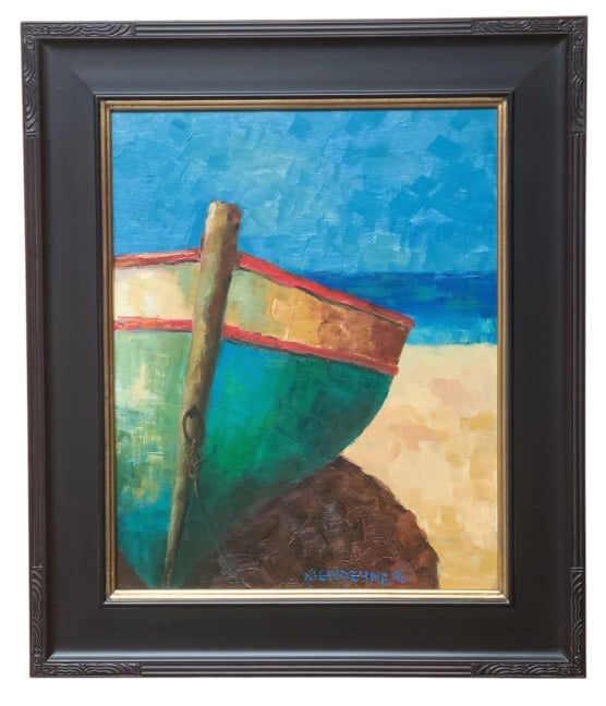 Ev Niewoehner "Ashore" Original Oil Painting (1 of 8)