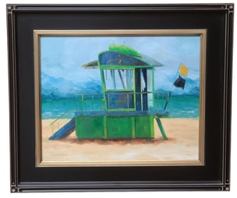 Ev Niewoehner Storm A-Brewin' Original Painting
