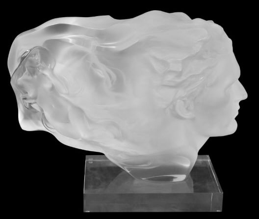 Frederick Elliot Hart "Reverie" Lucite Limit Ed Sculpture (1 of 12)