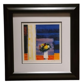 Emile Bellet 2006 Bouquet Outrerer Litho on Paper