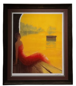 Emile Bellet "D'or et de Reve" Seriolithograph