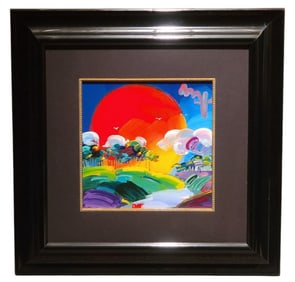 Peter Max Without Borders Unique Mixed Media