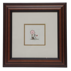 United Feature "Charlie Brown and Snoopy" Etching
