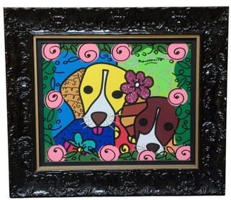 Britto Duke & Grace Always Love Unique Mixed Media
