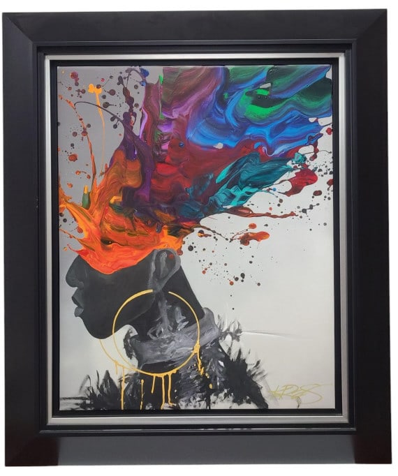 KRE8 "Righteous Roots" Unique Acrylic on Canvas (1 of 12)