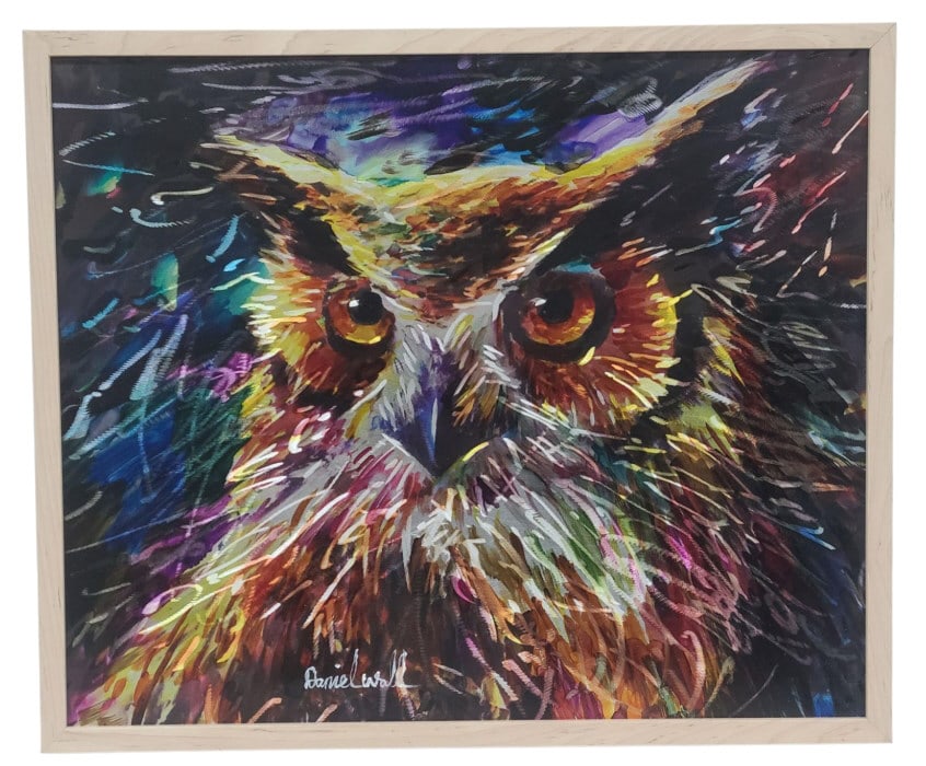 Daniel Wall Guardian Original Acrylic & Watercolor (1 of 9)