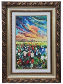 Daniel Wall Magnificent Sky Original Oil on Canvas