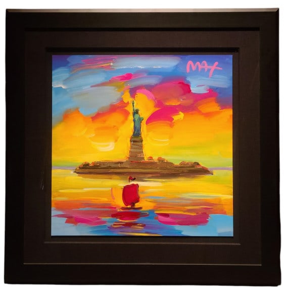 Rare Peter Max Governor's Island Sailboat Ver I #8 (1 of 10)