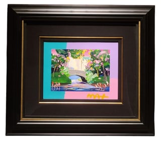 Rare Peter Max 2017 Central Park - Summer