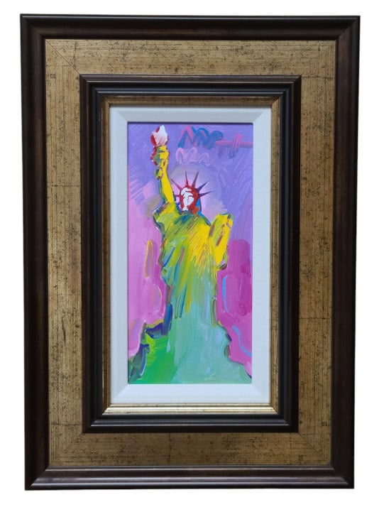Max Statue of Liberty Ver 1 #128 Acrylic Painting (1 of 10)