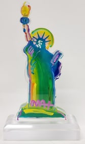 Peter Max Statue of Liberty Ver III #390 Sculpture