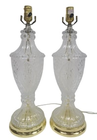 Vintage Zajecar Crystal Lamps Made in Yugoslavia