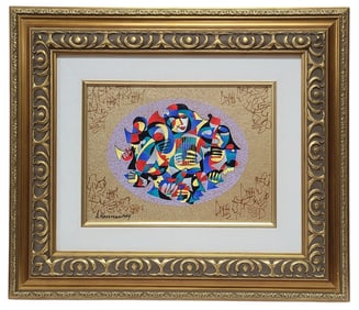 Anatole Krasnyansky Harp III Embellished Serigraph