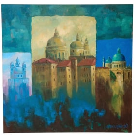 Ev Niewoehner Santa Maria Della Oil Painting