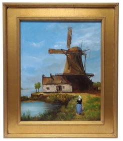 "The Miller's Wife" Oil on Canvas by Ev Niewoehner