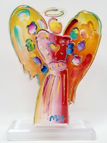 Max Angel with Heart Ver 1 #67 Acrylic Sculpture