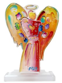Max Angel with Heart Ver 1 #67 Acrylic Sculpture