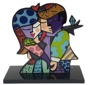2008 Romero Britto "Soul Mates" 7" Pop Art