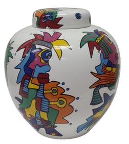 Royal Delft Marianne Y Noerebout 91/200 Ginger Jar