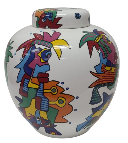 Royal Delft Marianne Y Noerebout 91/200 Ginger Jar (1 of 9)